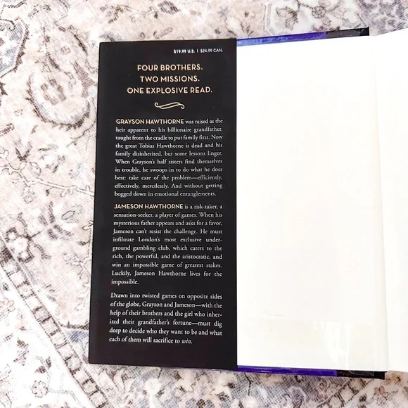 The Brothers Hawthorne by Jennifer Lynn Barnes Hardcover Book - Picture 2 of 4